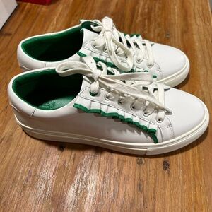 BRAND NEW Tory Burch Ruffle sneakers. Size 8. Never worn!